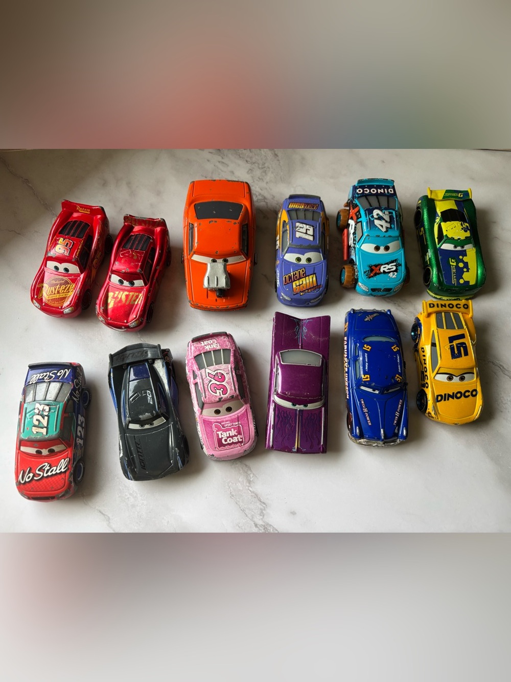 Disney/Pixar Cars die-cast cars - Set of 12